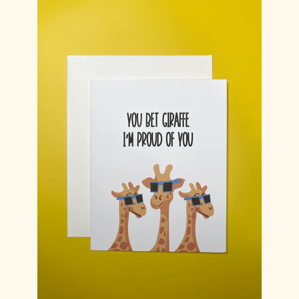 Giraffe Pun Card