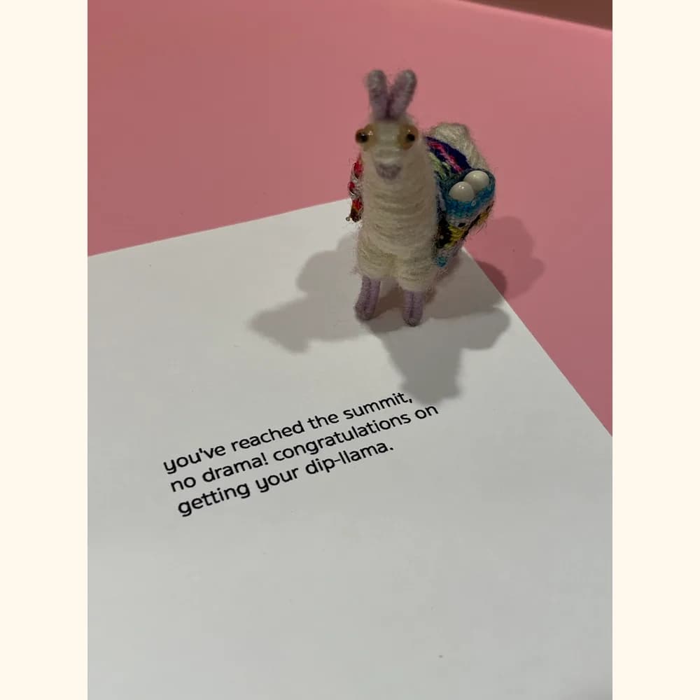 Llama Pun Card